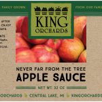 Cummins Label - apple sauce label